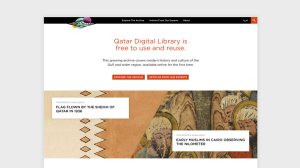 Front page of the website